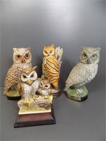 Ceramic Owl Collection