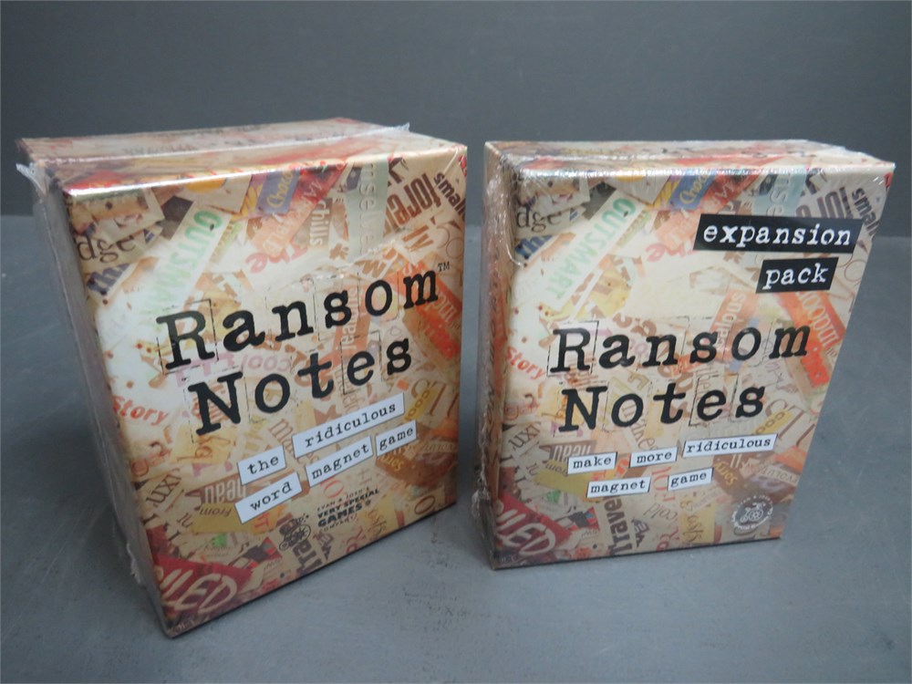 Transitional Design Online Auctions - Ransom Notes Magnet Party Game