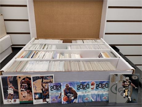 Assorted Sports Card Collection, Karl Malone, Alonzo Mourning, Mike Vick