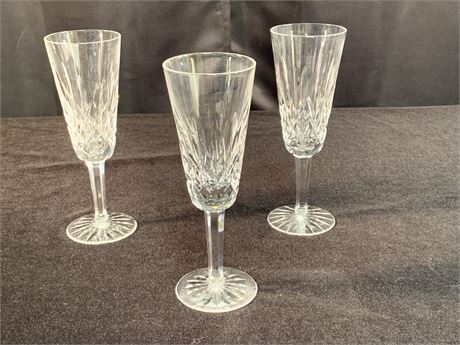 "WATERFORD LISMORE" Flute Glasses