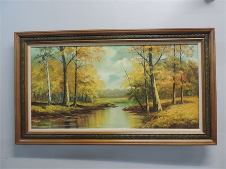 Signed R. BRENNER Original Oil Painting