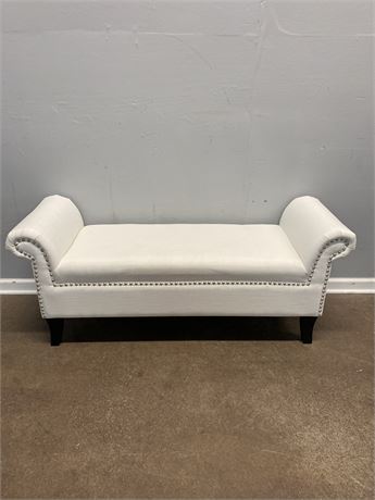 Upholstered Entry Way Accent Bench