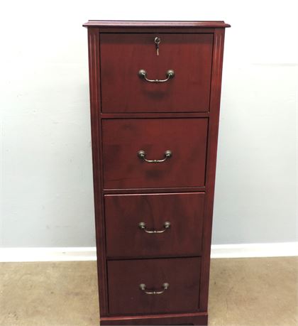 Solid Wood File Cabinet