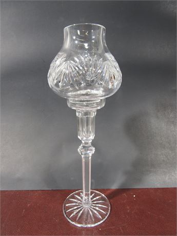 WATERFORD CRYSTAL, 13" Candlestick W/Globe