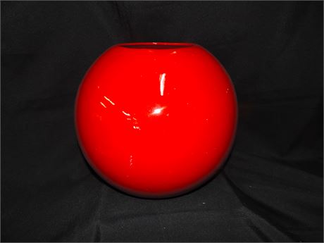 Vintage Red HAEGER Ceramic Vase