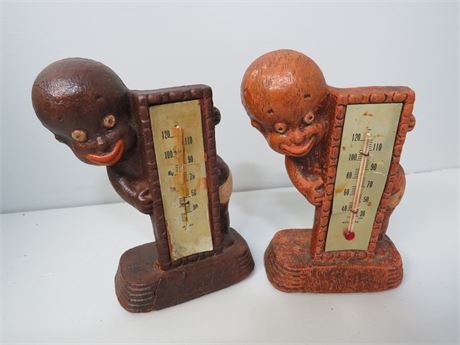 Diaper Dan Black Americana Thermometer Figurines