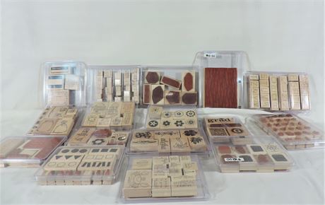 Wood Rubber Stamps for Crafting