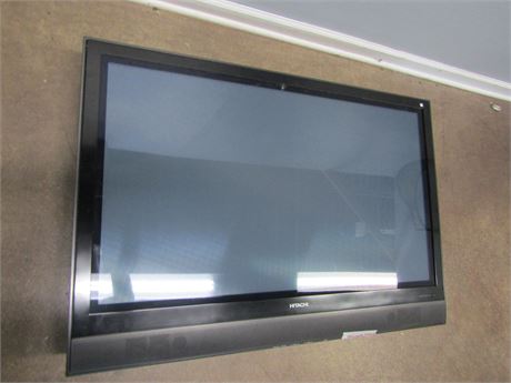 Hitachi 42'' Television with Large wall Mounts