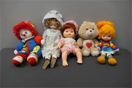 Care bear / Rainbow Brite / Doll Lot 5
