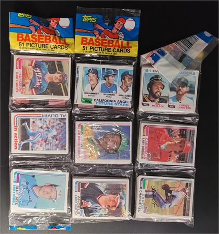 1982 Topps Baseball Lot of 3 Factory Sealed Rack Packs Cal Ripken Jr Rookie?