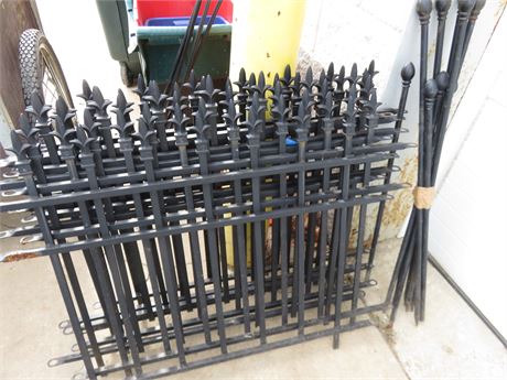 Wrought Iron Picket Fencing