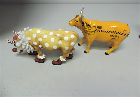 Cow Parade Clown / Taxi Cow