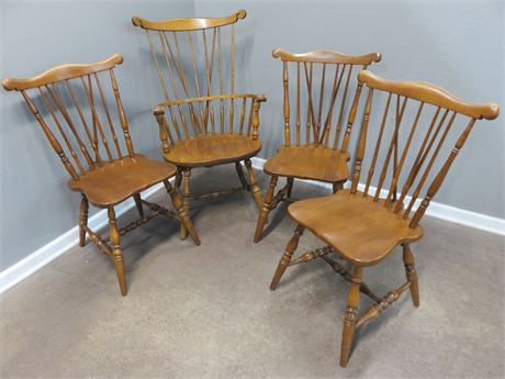 SPRAGUE & CARLETON Spindle Back Dining Chairs