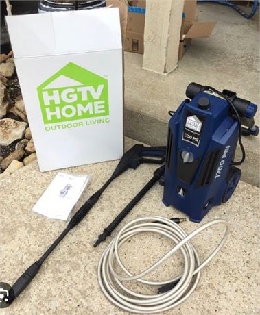 HGTV HOME 1750 PSI Portable Electric Pressure Washer