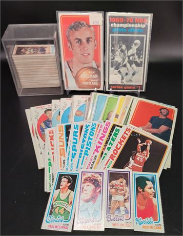 Vintage Basketball Card Collection of Roughly 175 Cards Austin Carr Bill Walton