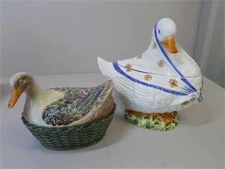 Two Duck Tureens