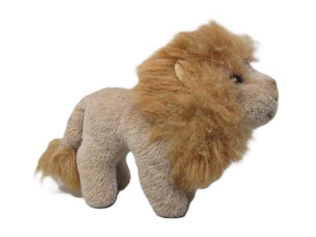 Steiff - Leo the Lion Stuffed Toy with Tag and Button!