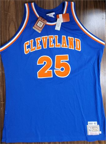 MARK PRICE CLEVELAND CAVALIERS MITCHELL & NESS THROWBACK AUTHENTIC JERSEY