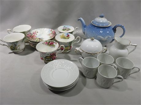 Assorted Porcelain China Tea Sets