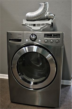 LG DLEX 2501 Electric Dryer W Steam, 7.3 cu.ft.