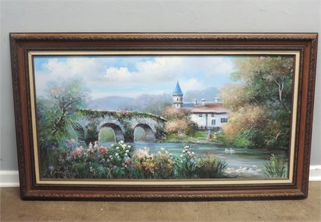 HOWARD KIMBLE Original Landscape Oil Painting / Signed