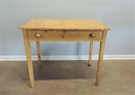 Vintage Solid Wood Work Table