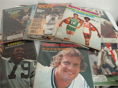 Vintage 1970's Sports Illustrated Magazines