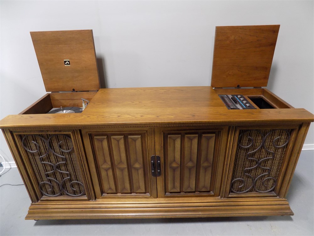 Transitional Design Online Auctions - 1960's Rca Victor Console Stereo 