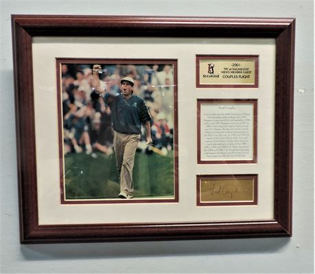 Signed Fred Couples 2001 TPC At Sugarloaf Flight Photo