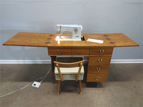 ELNA Mid-Century Sewing Machine