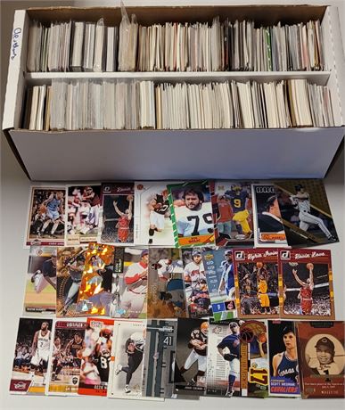 Cleveland Indians, Cavaliers, and Browns Sports Card Collection