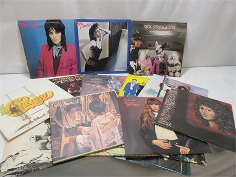 Vintage 1980s Vinyl Record Album Lot