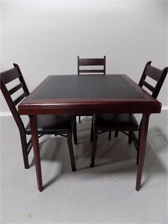 Folding Table & Chairs