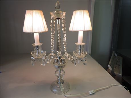 French Style Crystal Table Lamp