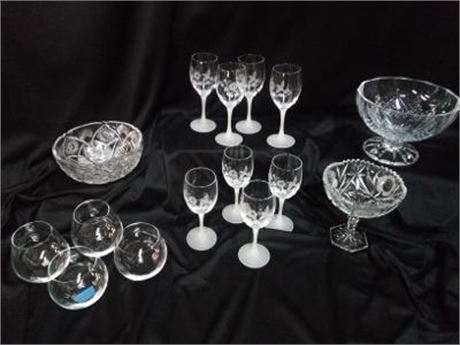 Clear Crystal Glass Collection, Riedel Cocktail Glasses, Wine Candy Dish