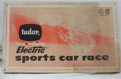 Vintage TUDOR TRU - ACTION Electric Sports Car Race