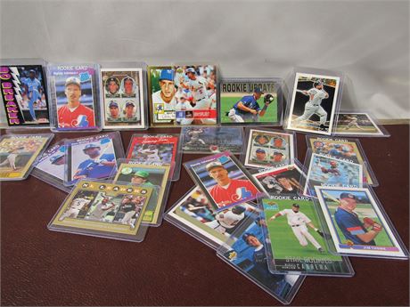 Baseball Rookie Card Lot, Randy Johnson, Chipper, Bonds, Pujols, A Rod, Thome,