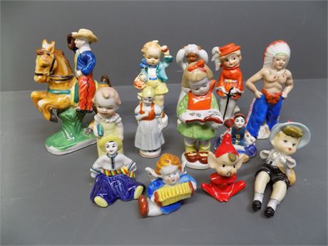 Japanese Porcelain Figurine Collection