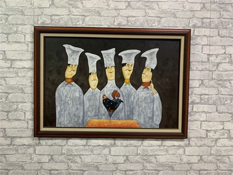 Chefs at work Wall Art
