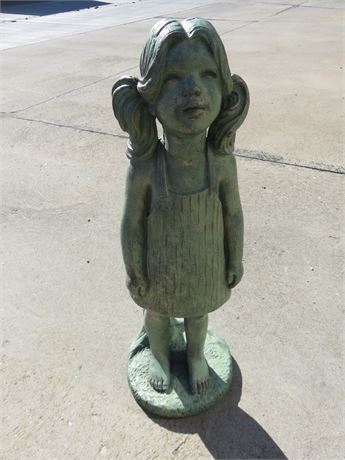 Little Girl Garden Statue - Henri Studio
