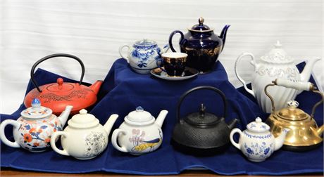 Tea Pot Collection Lot