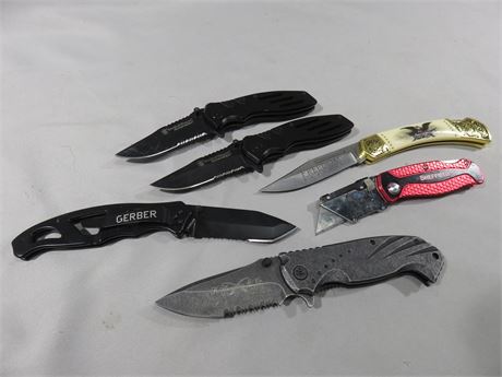 Assorted Tactical Knife Lot