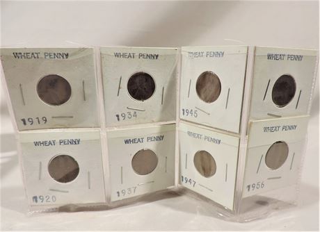 Vintage Wheat Penny Collection
