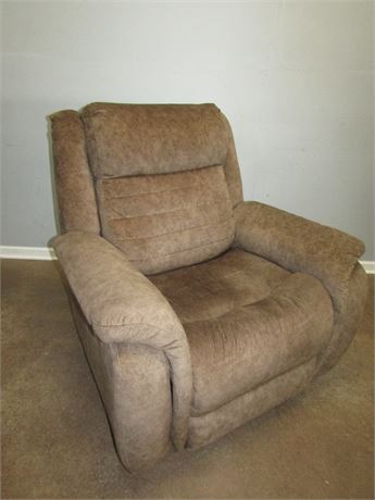 Brown Wide Reclining Lounge Chair, missing Power Cord