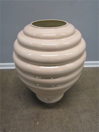 Art Deco Swirl Vase