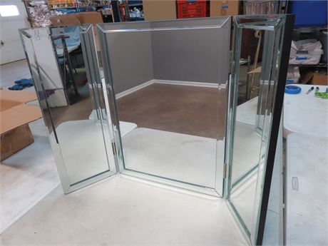 3-Panel Vanity Mirror