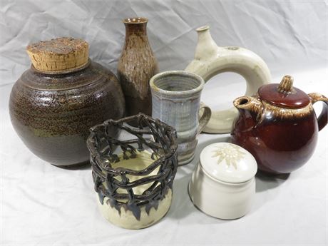 Assorted Artisan Pottery Lot