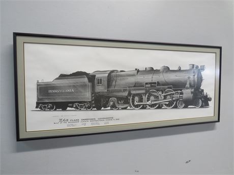 ALVIN STAUFER K4s Class Passenger Locomotive Illustration Print