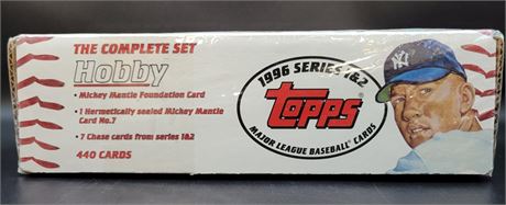 1996 Topps Baseball Factory Complete Set Mickey Mantle and Chase Cards!