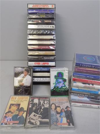 Factory Sealed Rock Cassette Tapes